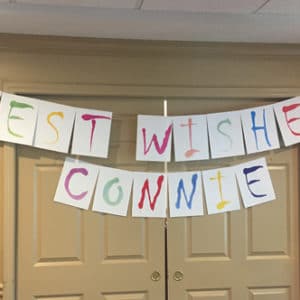 Connie concierge retirement party